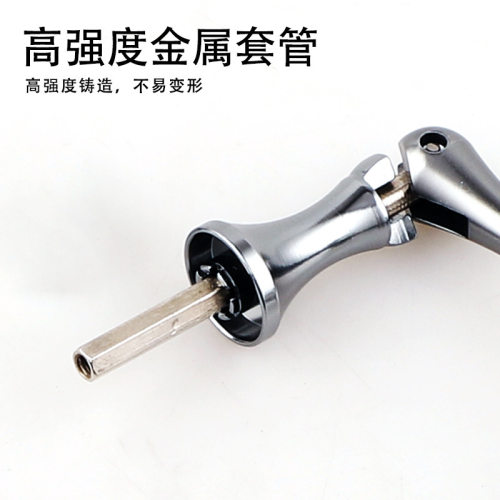 摇臂渔轮摇手纺车轮配件鱼线轮CNC摇臂球形握柄直柄EVA摇手路亚