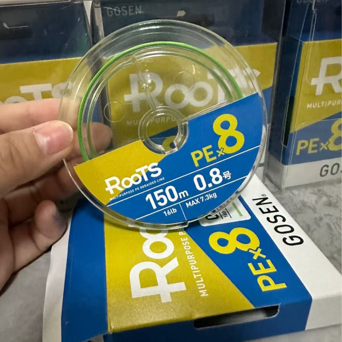 日本进口GOSEN高森ROOTS系列PE线8编路亚远投泛用鱼线翘嘴鳡鱼线