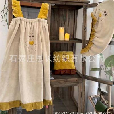 小木偶新款加大干发帽速干帽强力吸水包头加大毛巾擦头发巾不掉毛