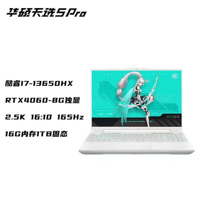 Asus/华硕天选5Pro酷睿i9 R9满血独显4060学生电竞制图笔记本电脑