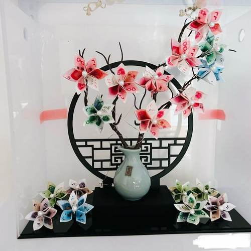 高档发财树有钱花束全套材料包永生花情人节女神礼物花盒生日惊喜