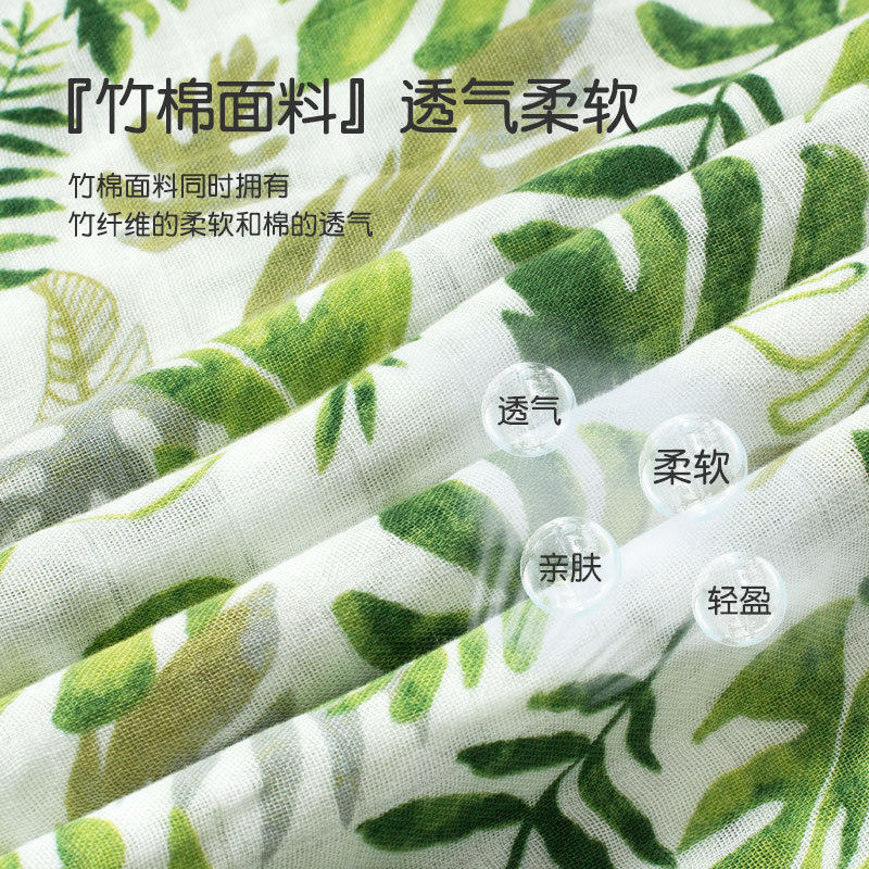 棉布树婴儿防惊跳襁褓巾新生儿盖毯竹棉包巾宝宝薄款抱被儿童浴巾