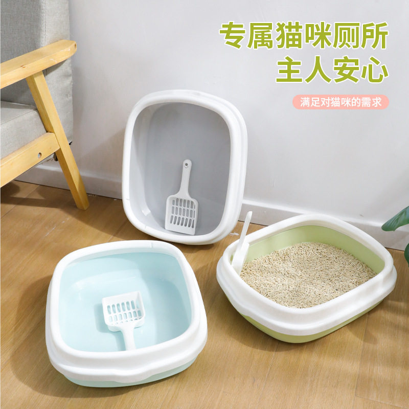 皮皮淘猫砂盆半封闭小号图片