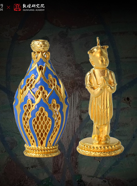 玉见敦煌莫高窟系列挂坠银吊坠