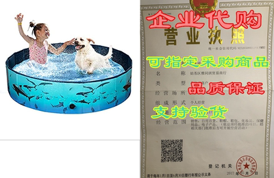 Foldable Dog Pool， Pet Swimming Pool， Hard PVC Plastic， O