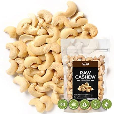 raw whole unsalted cashews 48oz (3 lb) 100% natural | no