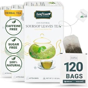 120 Tea Bags Grav Premium Soursop LeafLea Leaves