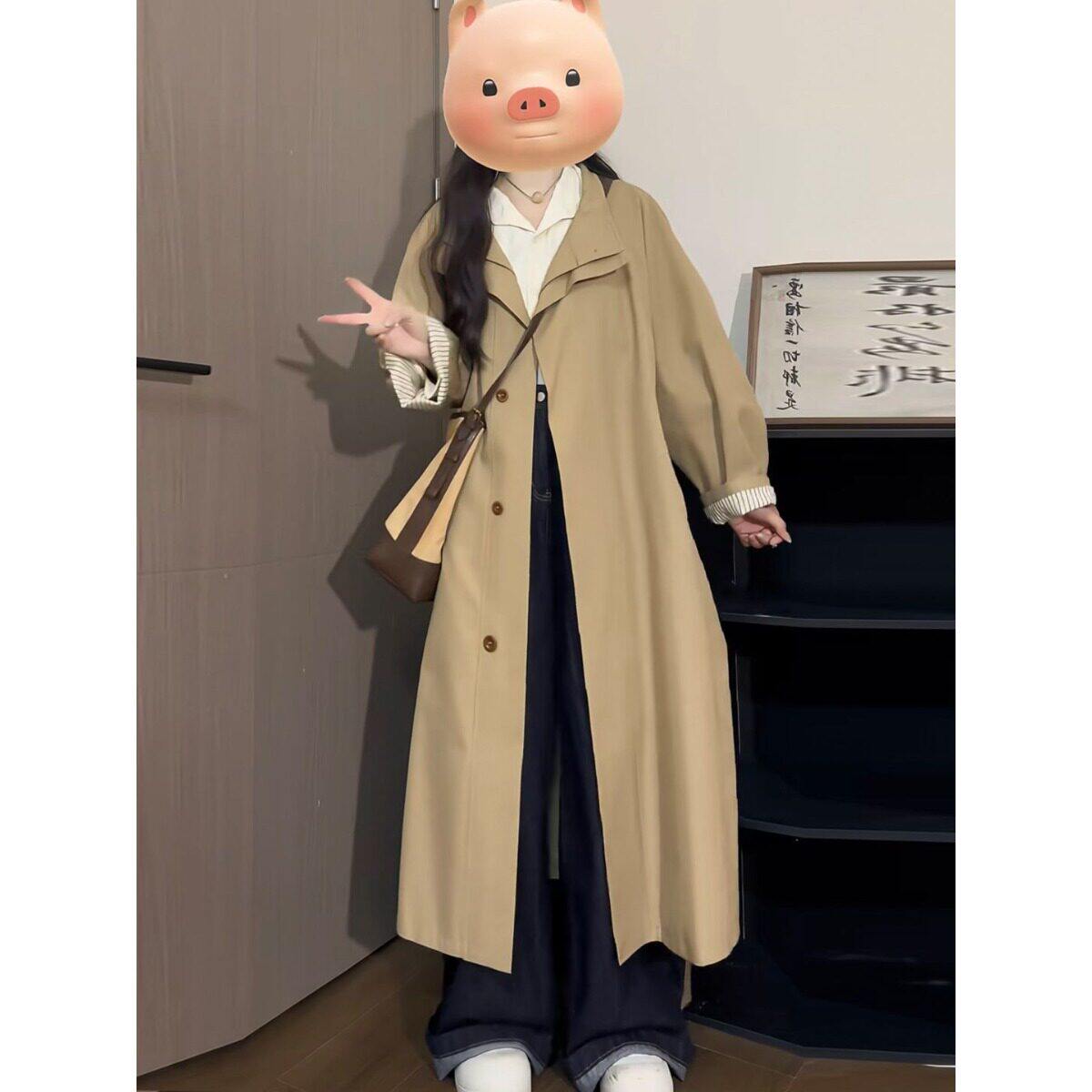 韩版风衣外套女2026春秋