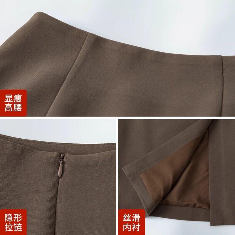 黑色半身裙女春秋冬新款