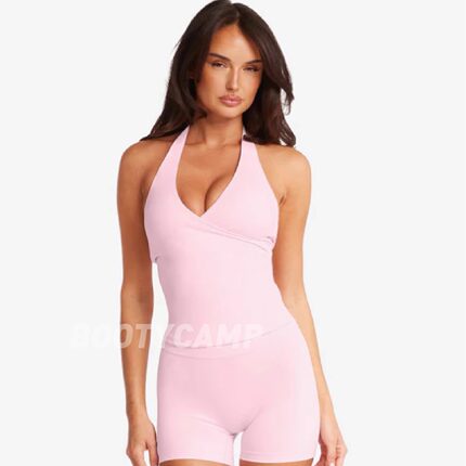 新色*Csb背心y标带胸垫~雅典娜FormAthenaTank挂脖双层裸感磨毛