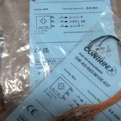 DW-AD-603-M10E-637 CONTRINEX 接近传感器 PNP IO-Link议价维修
