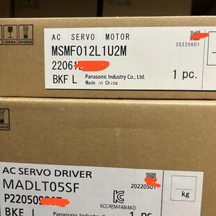 MADLT05SF MSMF012L1U2M 松下伺服电机驱动套装工控配件议价维修