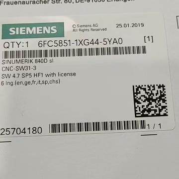 6FC5851-1XG44-5YA0 数控系统授权卡 工控自动化配件议价维修