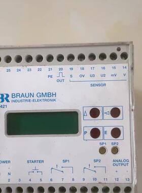 D421.52U1 D421 德国Braun模块 光电传感器 转速监控器议价维修