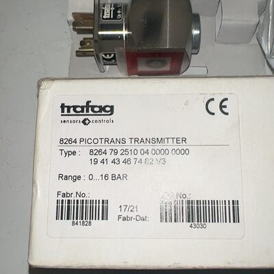 8264 PICOTRANS Trafag压力变送器 0...16BAR议价维修