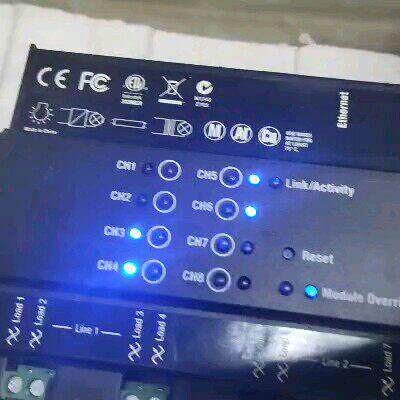 C4-DIN-8DIM Control4 8通道继电器 智能控制模块议价维修