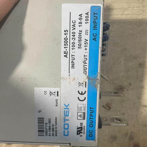 AE-1500-15 工业电源 COTEK 15V 100A议价维修