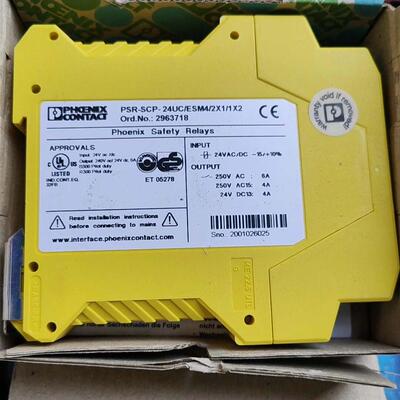 PSR-SCP-24UC/ESM4/2X1/1X2 安全继电器 2963718议价维修
