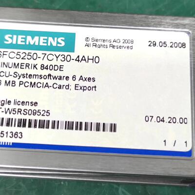 6FC5250-7CY30-4AH0 16MB PCMCIA存储卡 工控配件议价维修