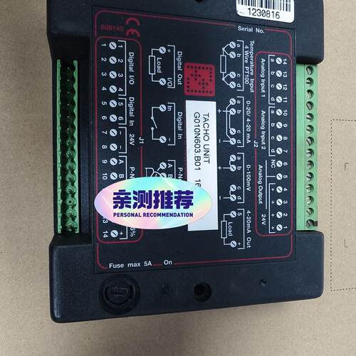 1653528-5 G010N603.B01 转速单元 工控自动化控制模块议价维修