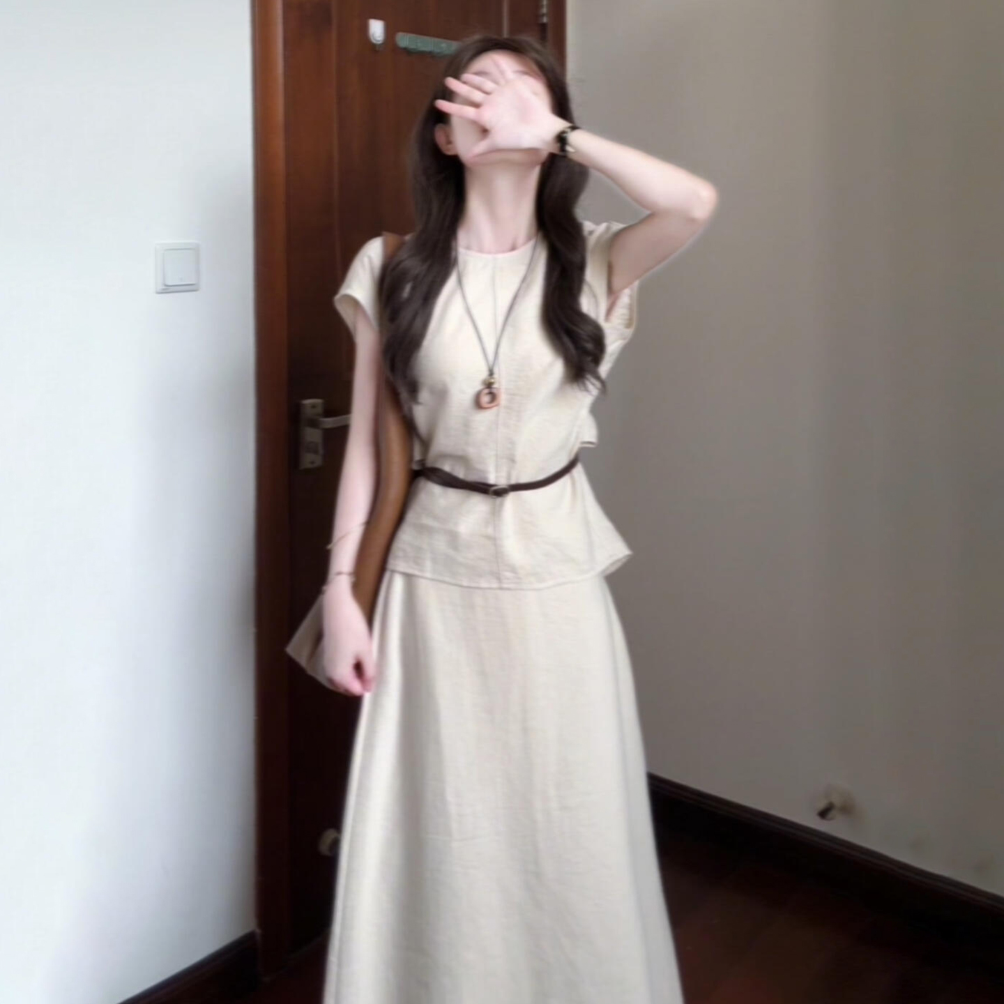 法式高级感穿搭套装连衣裙子修身