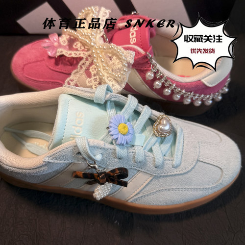 阿迪达斯adidas BARREDA T头鞋休闲系列低帮麂皮耐磨板鞋JQ4238