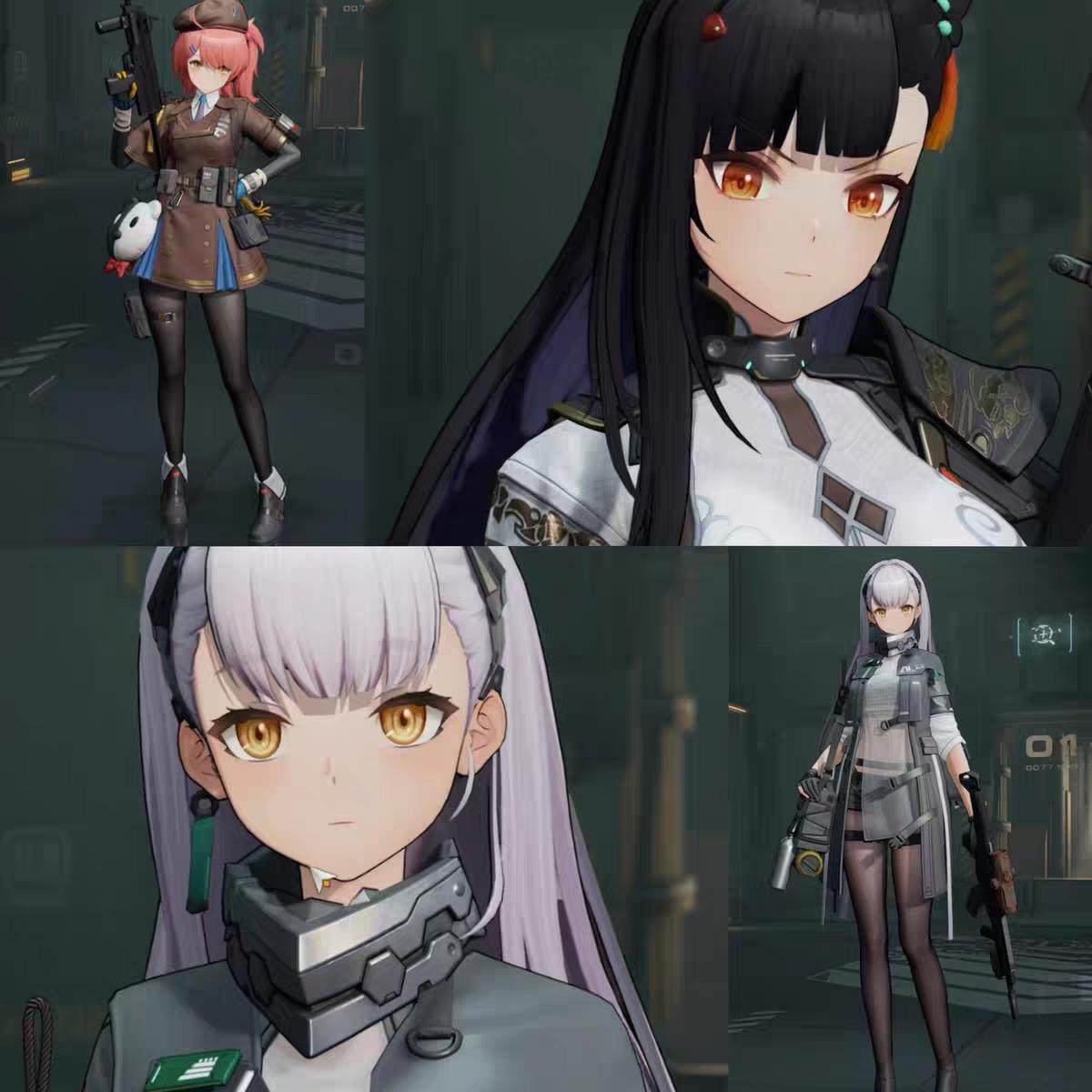 BLENDER二次元人物时装角色3D模型PBR次时代FBX贴图日韩游风卡通