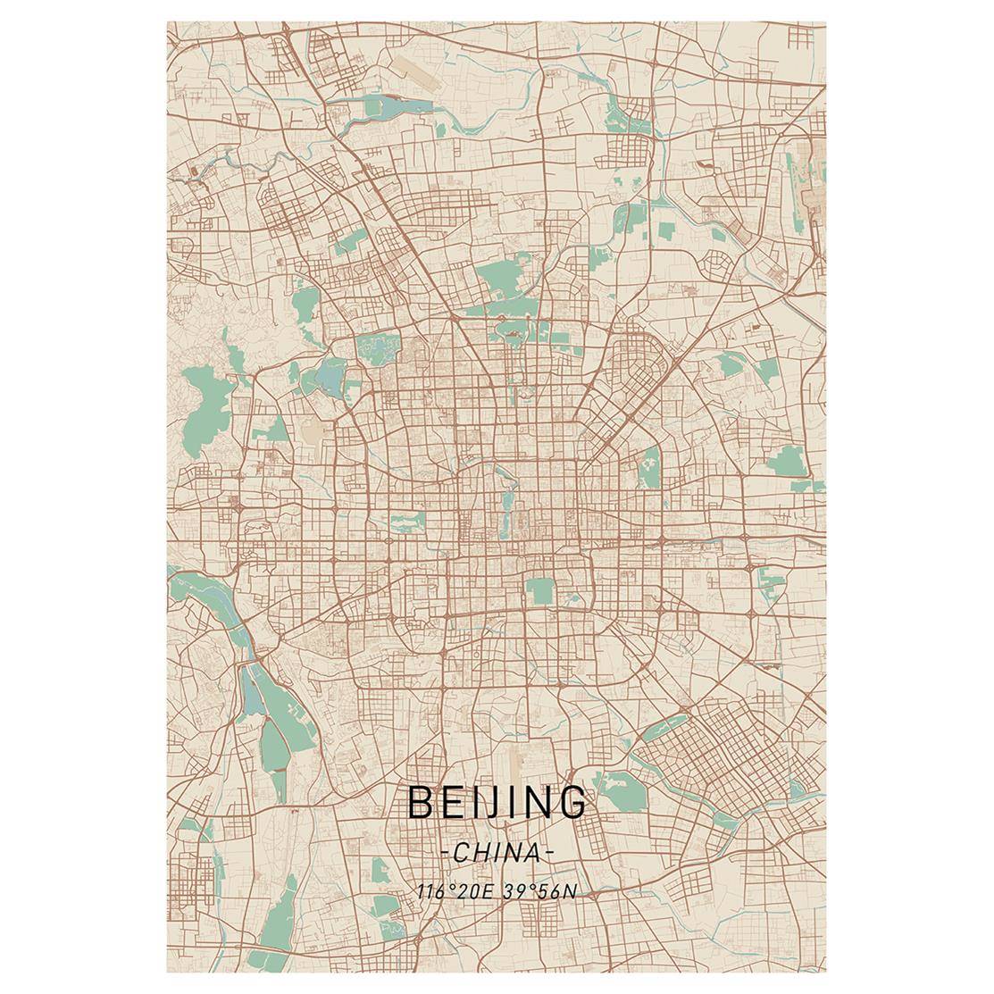 北京城市全区域GIS地图CAD分析图纸ai矢量设计源文件素材电子版