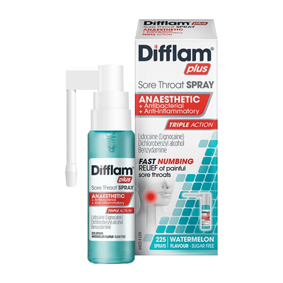 澳洲difflam咽喉喷雾咽喉肿痛喉咙发炎咽炎扁桃体发炎抗菌喷雾剂