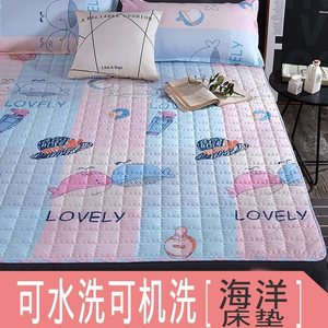 可睡觉的地垫打地铺睡垫临时软床垫子可折叠收纳夏天地板可放铺地