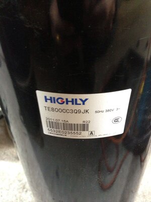 TE848 TE800RC3Q9JK TE708RC3Q9RK日立5匹空调压缩机TE800CC3Q9JK