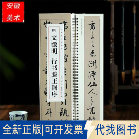 全新正版明文徵明行书滕王阁序(1-2)洪亮9787539899329安徽美术出版社2022-10-01