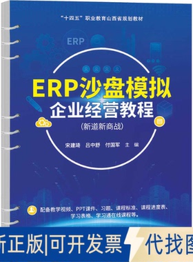 全新正版ERP沙盘模拟企业经营教程(新道新商战)宋建琦,吕中舒,付国军 编9787302682899清华大学出版社2025-04-01