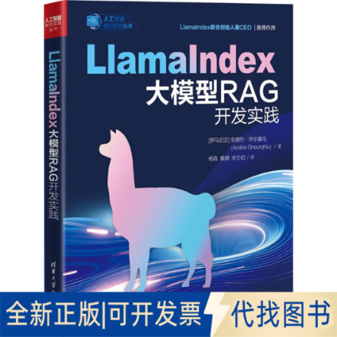 全新正版LlamaIndex 大模型 RAG 开发实践(罗)安德烈·乔尔基乌 著 著 杨森,秦婧,宋壬初 译 译9787302697084清华大学出版社