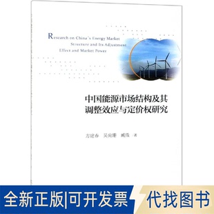全新正版中国能源市场结构及其调整效应与定价权研究方建春 吴宛珊 臧微9787514182514经济科学出版社2019-06-01