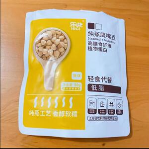 乐此纯蒸鹰嘴豆清甜软糯即食无蔗糖80g代餐饱腹健康无负担小零食