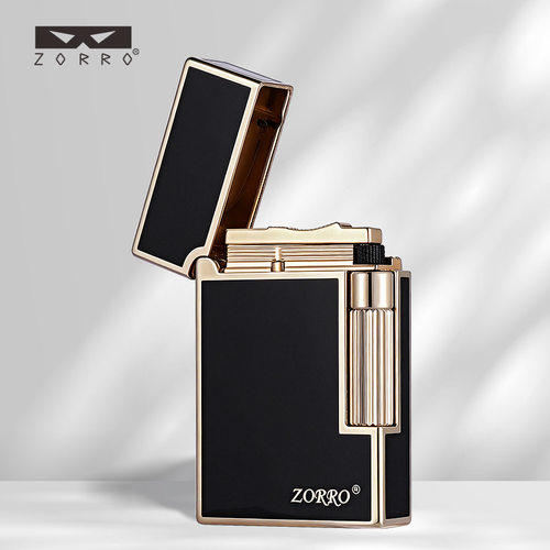 zorro/佐罗Z612-205树脂朗声煤油打火机侧滑轮高端商务礼品新款