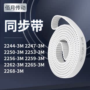 同步皮带473M22503M22533M225622592262226522683M同步轮传送皮带