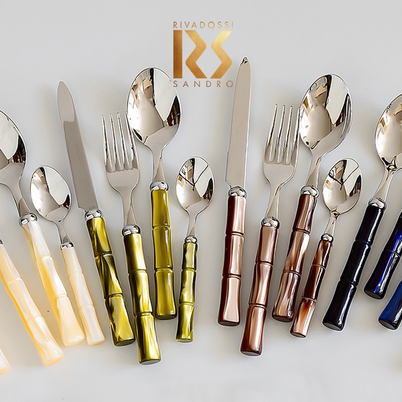 意大利Rivadossi竹节刀叉勺