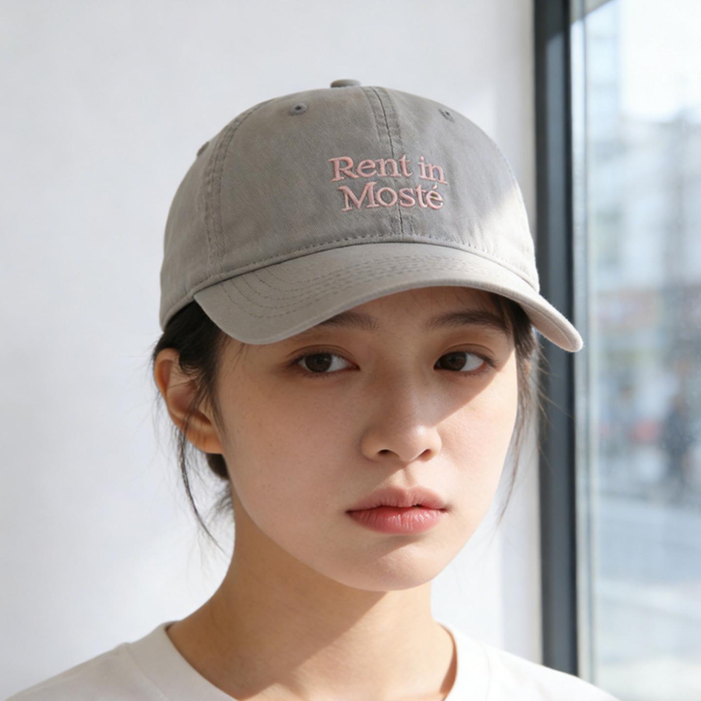 高品质复古水洗做旧鸭舌帽女宽