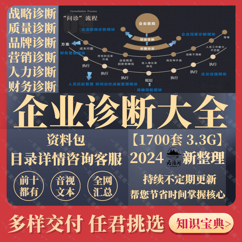 企业诊断文化营销人力资源经营管理咨询财务战略研究报告案例资料