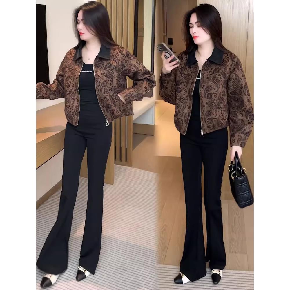 MONLOUVE巨好看的早秋外套女2025新款今年流行爆款短款气质小香风