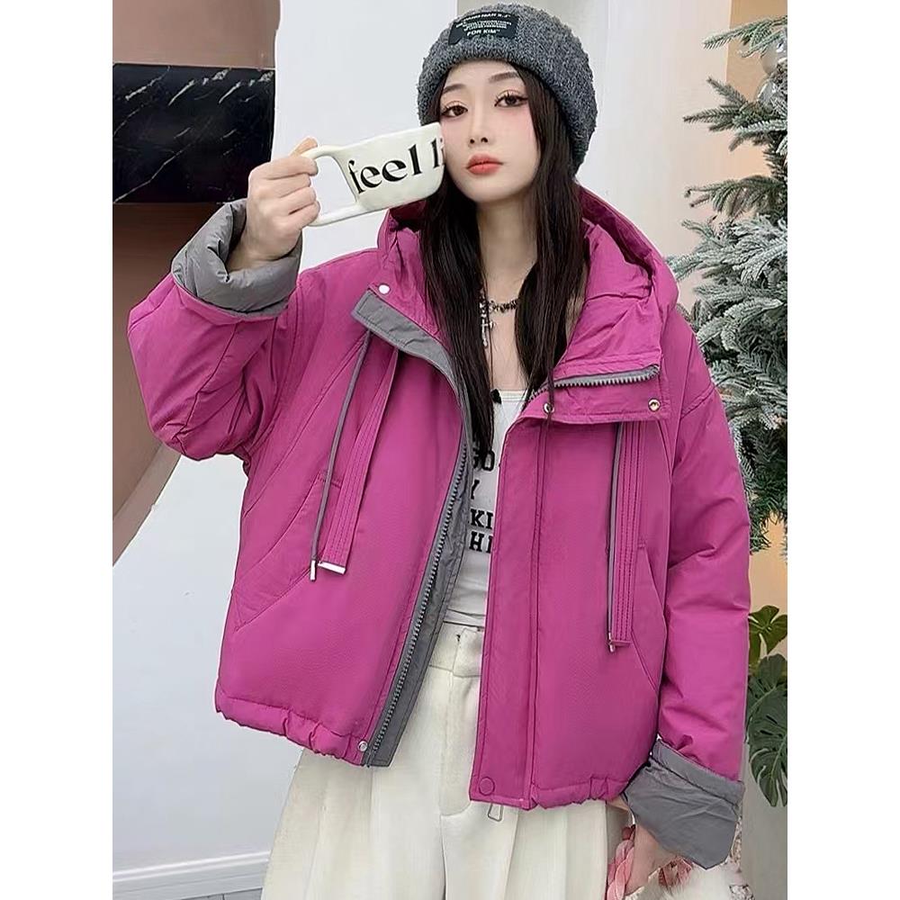 MONLOUVE独特漂亮的初冬外套2025冬季新款时尚气质设计感百搭短夹