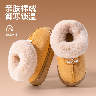 猪爸爸童年儿童包跟雪地靴