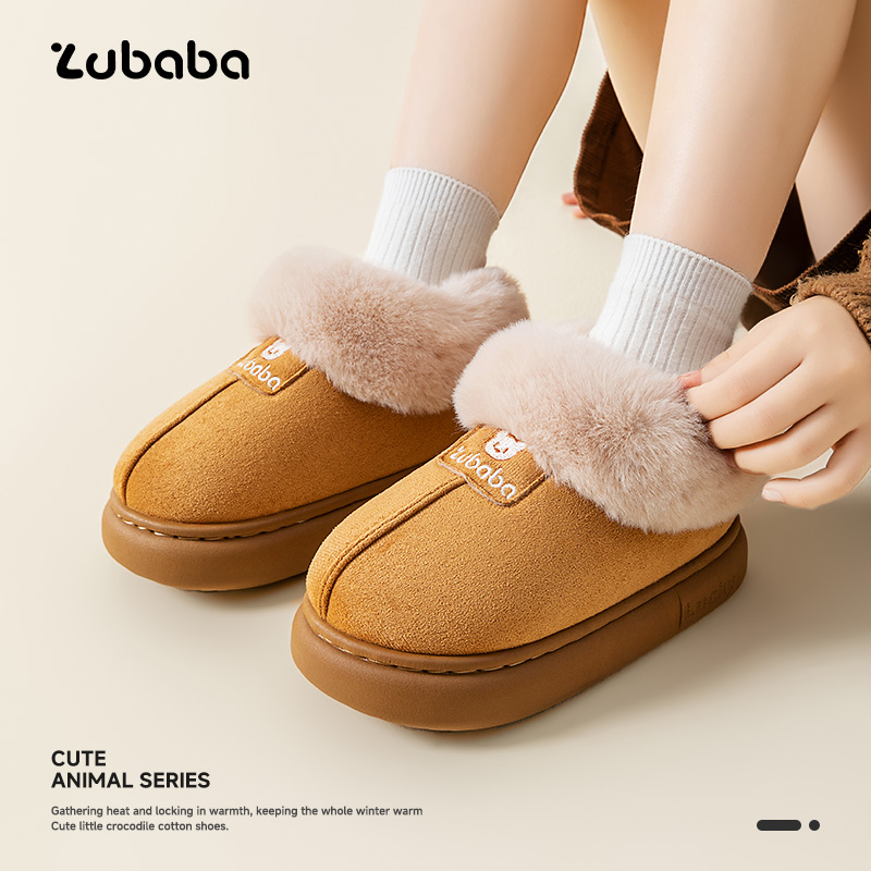 猪爸爸童年儿童包跟雪地靴