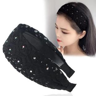 高端发箍遮白发神器宽边带齿大牌气质网红新款宽发带外出头箍女士