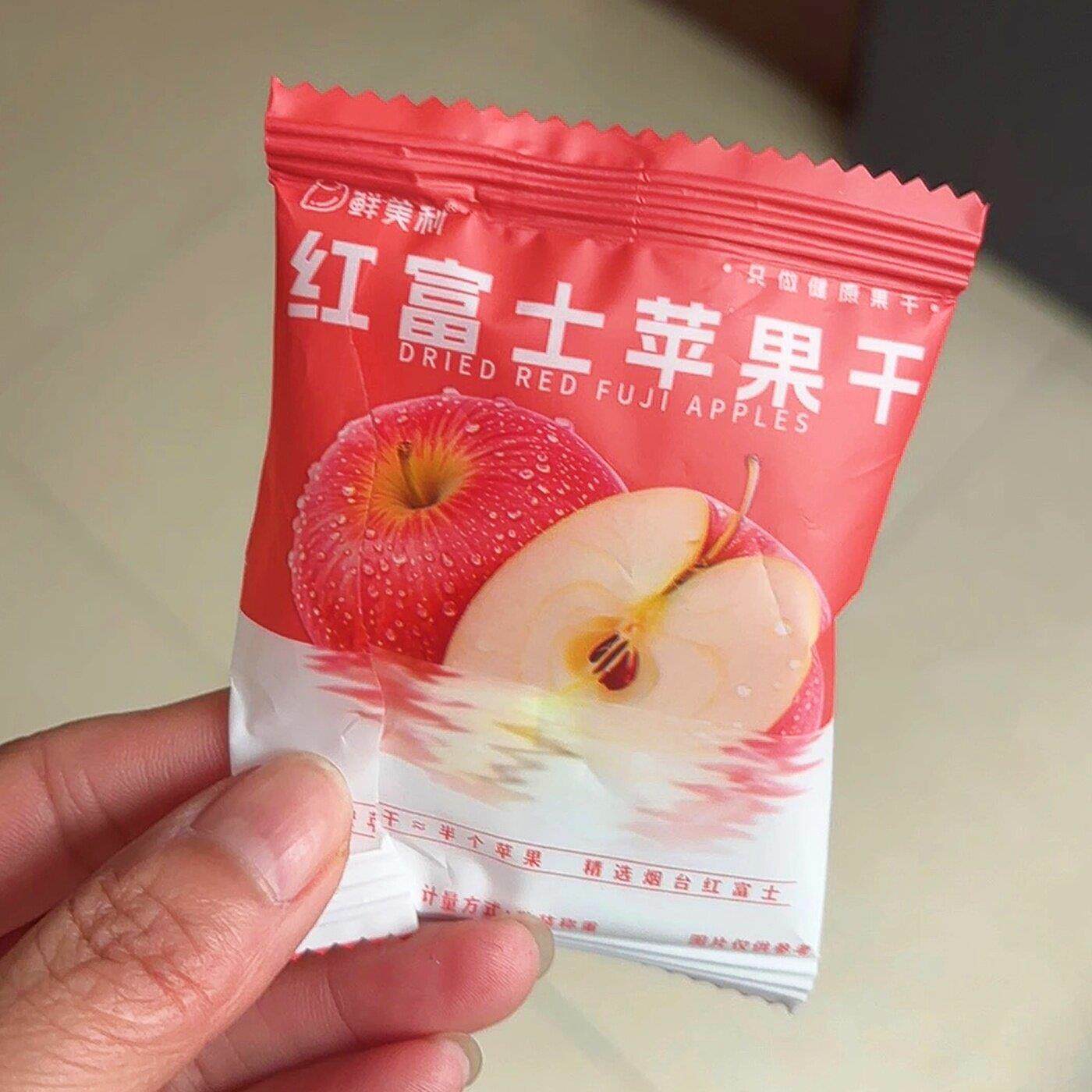 -鲜美利红富士苹果干128g独立小包果干果脯孕妇儿童老人休闲零食