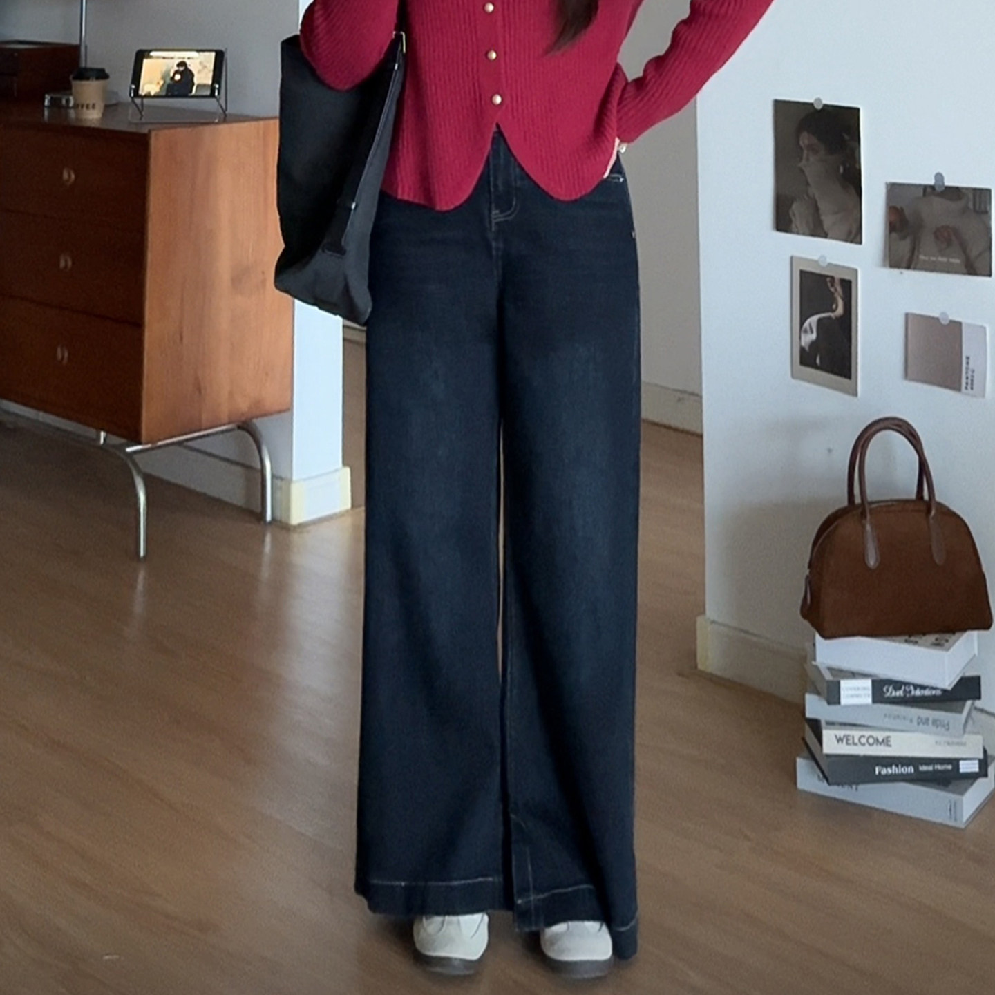 微胖的喵喵梨形大码女裤子胖mm秋冬季高腰显瘦直筒加绒牛仔裤7005,女装/女士精品,大码裤装,淘宝优惠券,粉丝福利购,淘宝优惠卷