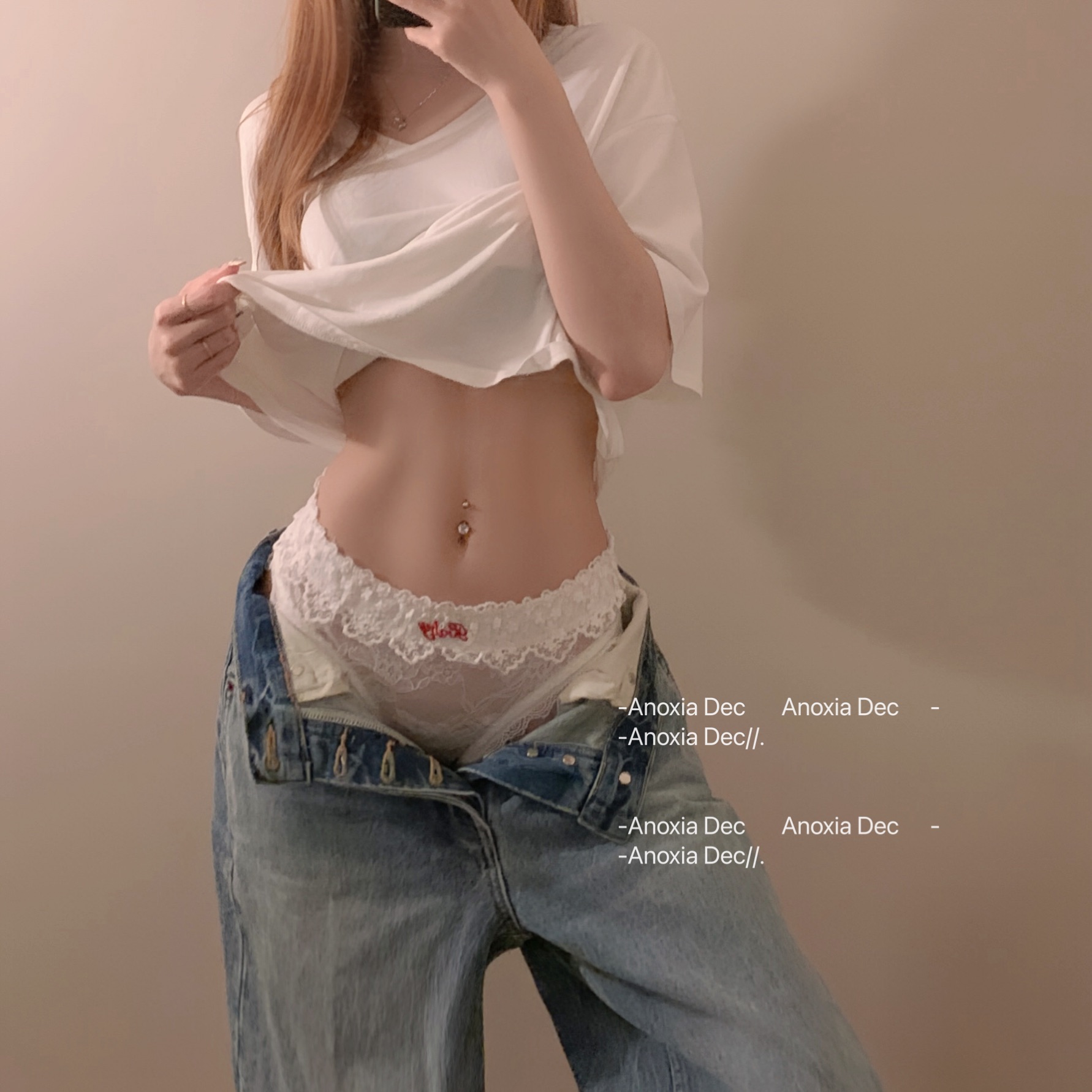 纯欲蕾丝提花少女内裤甜辣风