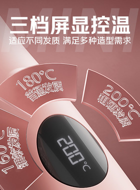 充电直发器卷发两用usb